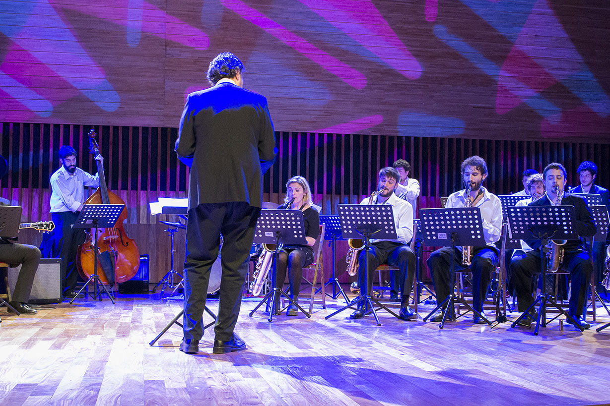 Live Big Band performance