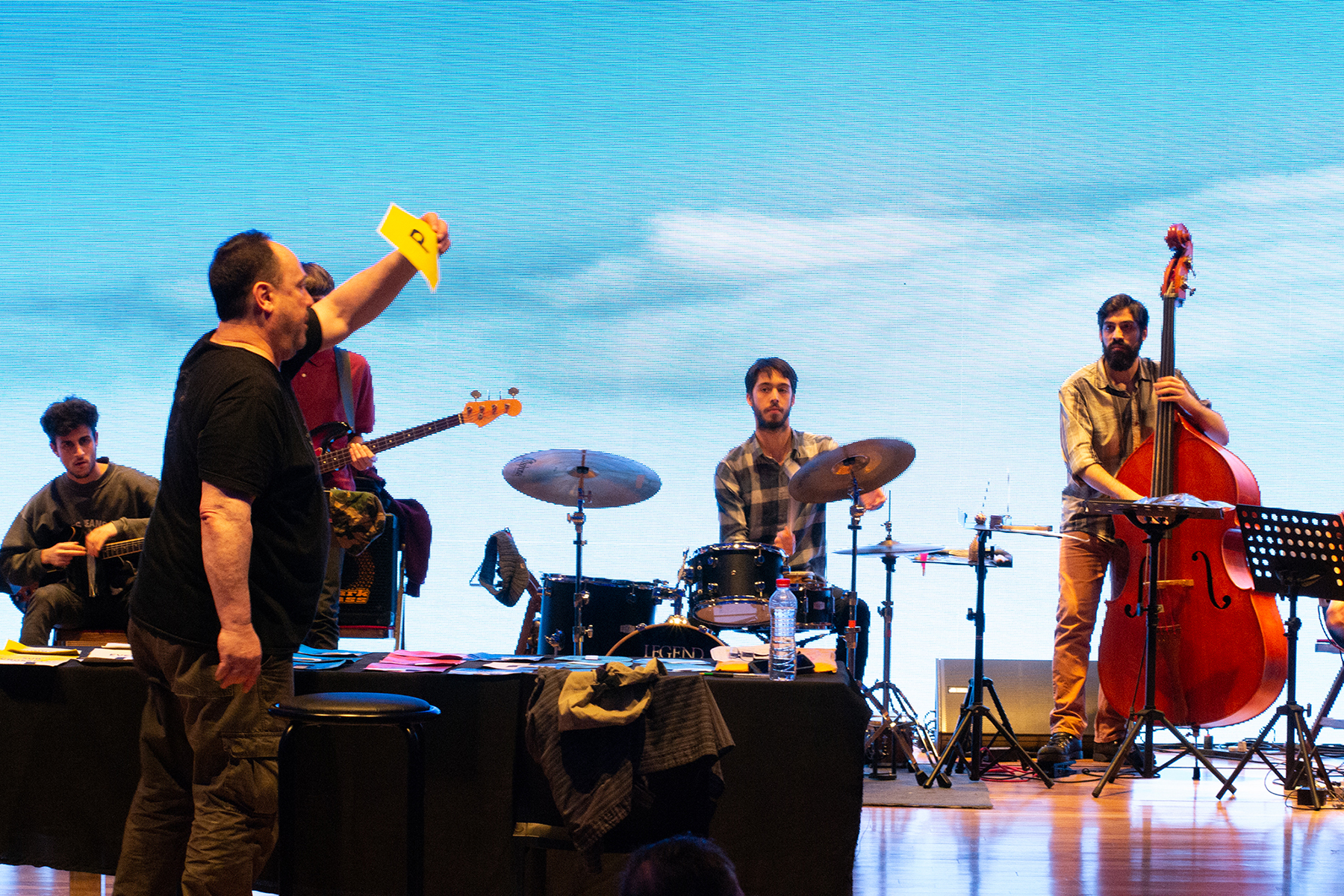 Live large ensemble performance