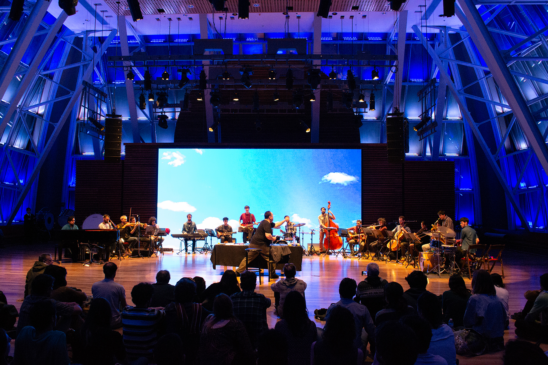 Live large ensemble performance